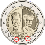 2 euro Luxembourg 2019 – 100th anniversary of the accession to the throne of Duchess Charlotte (Bridge mintmark)