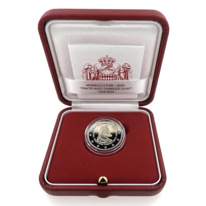 2 euros Mónaco 2024 - 500 aniversario del Tratado de Burgos - Imagen 2