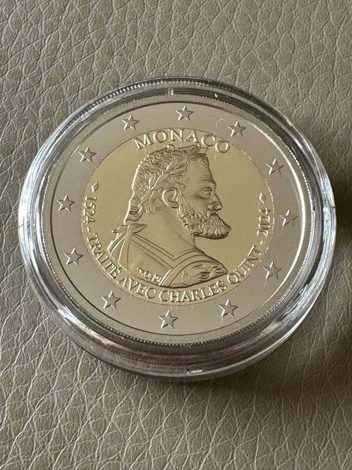 2 euros Mónaco 2024 - 500 aniversario del Tratado de Burgos - Imagen 4