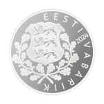 Moneta in argento €8 Estonia 2024 – Città anseatica di Tartu - immagine 2