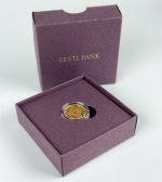 Золотая монета €25 Эстония 2024 – Ганзейский город Тарту — изображение 3