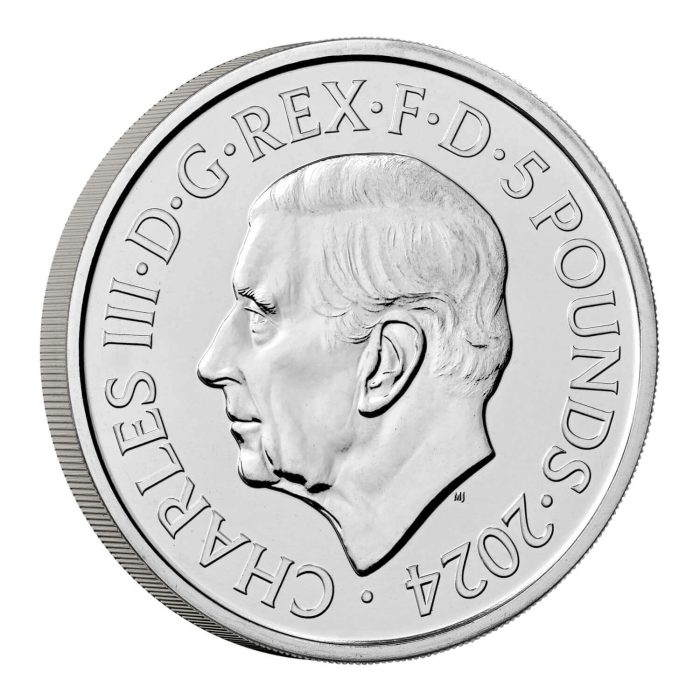 uk24b0bu---2024-bond-films-of-the-00s-uk-gbp5-brilliant-uncirculated-coin-obverse-edge-1500x1500-f3a2c67 5 pounds UK 2024 – Six decades of 007: the Bond films of the 2000s - Image 3