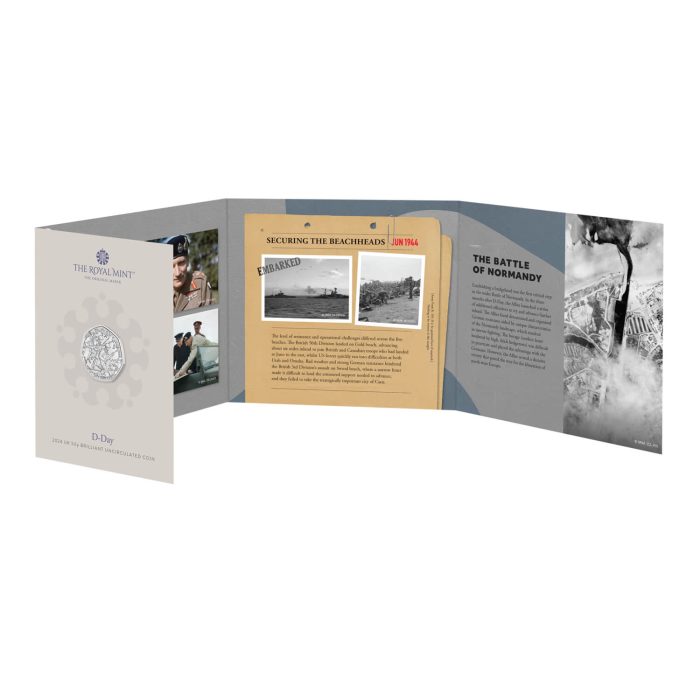50 pence UK 2024 - D-Day - Image 4