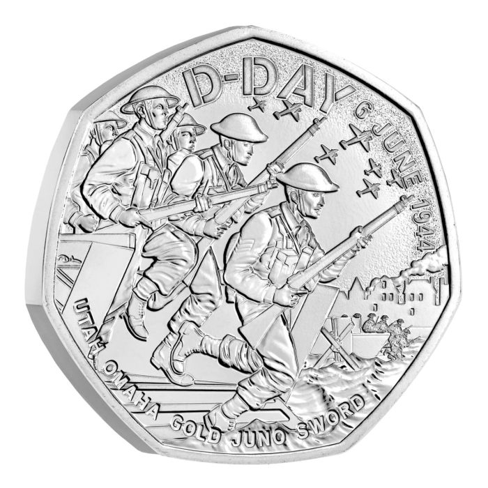 50 pence UK 2024 - D-Day - Image 2