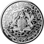 Moneta Argento 5 cedi Ghana 2023 – Leopardo Africano - immagine 2