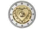 2 евро Португалия 2024 - Олимпийская сборная Португалии BU в карточке — изображение 2