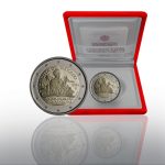 2 евро Ватикан 2024 - 750 лет со дня смерти святого Фомы Аквинского Proof в коробке