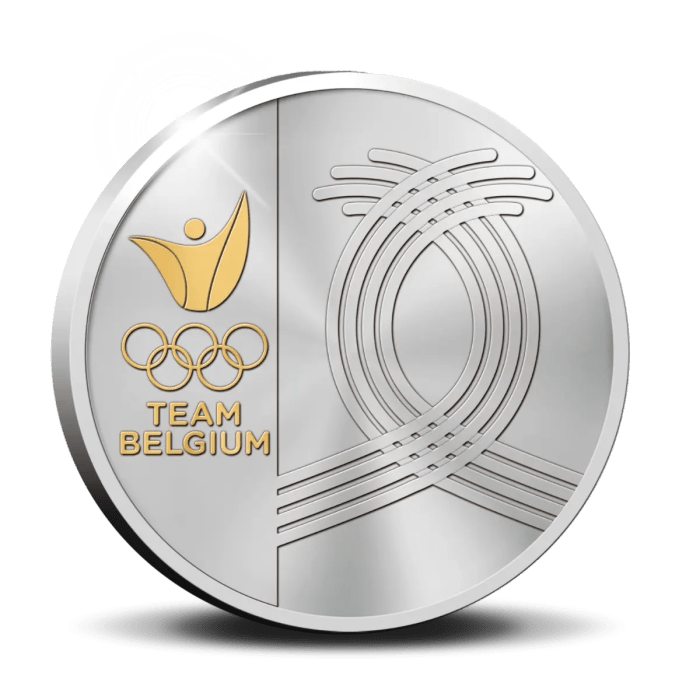 Silver coin €20 Belgium 2024 – Team Belgium at the Olympic Games in Paris - Image 1