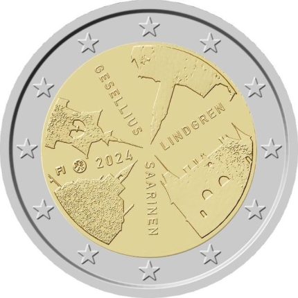 2 euros Finlandia 2024 – Arquitectura finlandesa