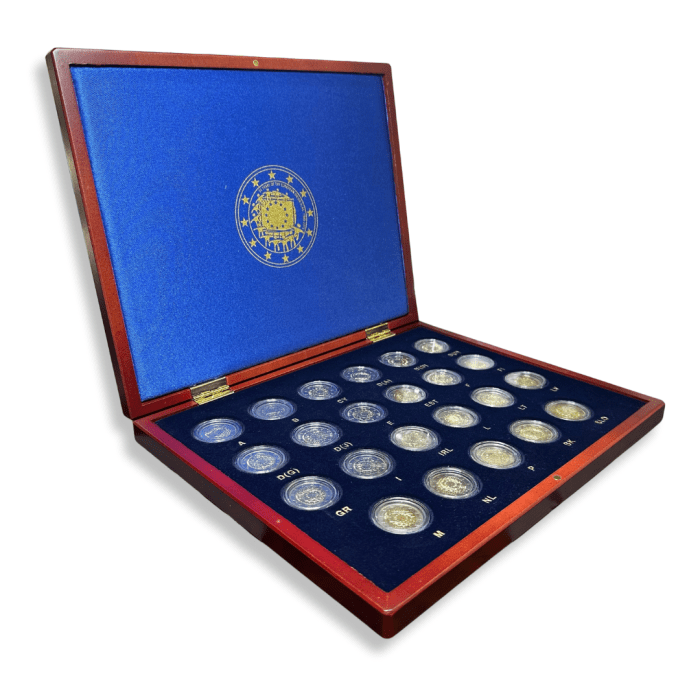 5 colecciones completas de emisiones paneuropeas 2 euros 2007-2022 - Imagen 3