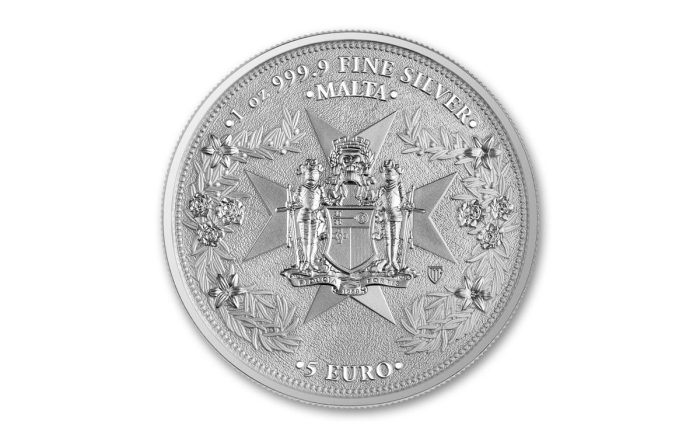 Moneda de plata 5 euros Malta 2024 – Águila Dorada - Imagen 2