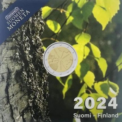 2 евро Финляндия 2024 – Финская архитектура Proof