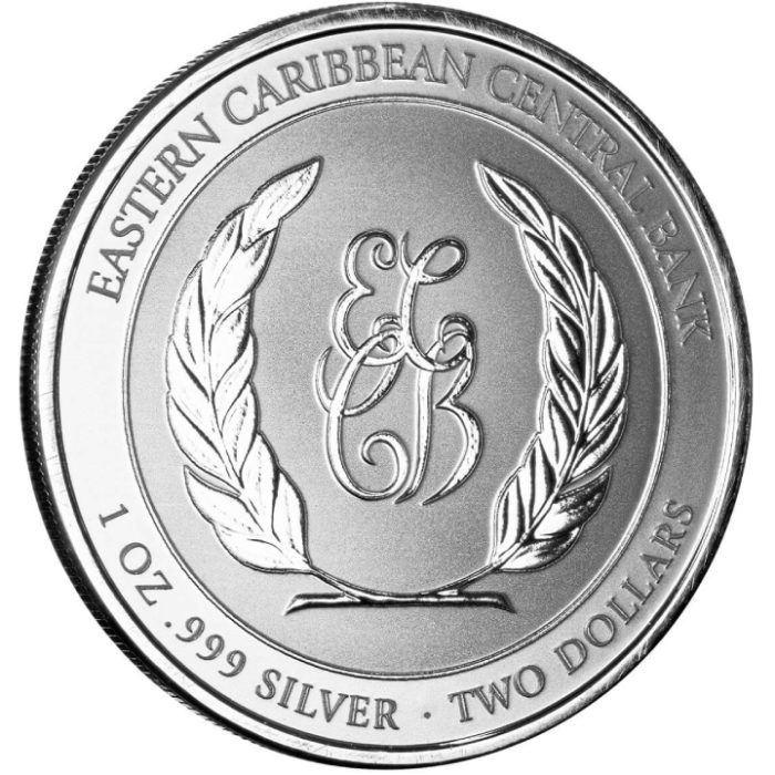 Cеребряная монета $2 Антигуа и Барбуда 2023 – Пират — изображение 3