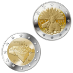 Set 2 euro Malta 2024 – Gozo Citadel + Bee (coincards) - Image 2