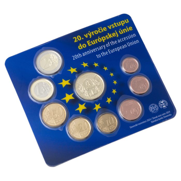 somcr-sr2004-2024vstupdoeublistr05-1024 Serie di monete della Slovacchia e della Repubblica Ceca 2024 - 20 anni nell'UE - immagine 2