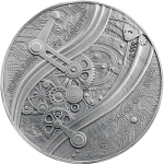 Colored gilded silver coin 2000 Francs Cameroon 2024 - Futurists of the Past: Leonardo da Vinci - Image 2