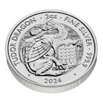 Moneda de plata £5 Reino Unido 2024 – Bestias Reales Tudor: Dragón Tudor (2 oz) - Imagen 2