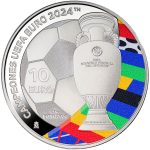 Цветная серебряная монета €10 Испания 2024 – Чемпионы Европы по футболу 2024