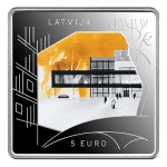 Moneda de plata 5 euros Letonia 2024 – Arquitecta Marta Stanja