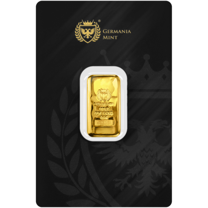 Золотой слиток Germania Mint 1 oz — изображение 3