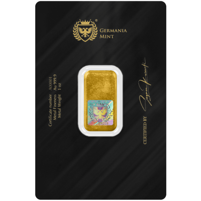 Золотой слиток Germania Mint 1 oz — изображение 4