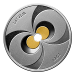 Gilded silver coin 5 Euro Latvia 2024 - Energy Coin