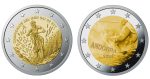 2 Euro Andorra 2024 pair of coins in cards - Mountain biking and mountain skiing