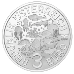 Color Coin 3 Euro Austria 2024 - Yellow Stingray - Image 3