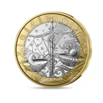 5 евро Франция 2024 - Знаки зодиака: Весы — изображение 2