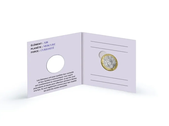 5 eurot Prantsusmaa 2024 – Tähtkuju: Kaksikud - Image 4