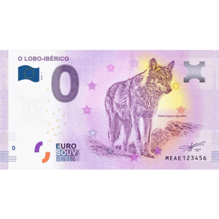 0 euros Portugal 2018 - Iberian Wolf