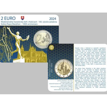 2 евро Словакия 2024 – Кошицкий марафон в карточке