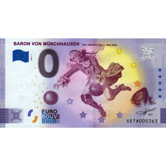 0 euro Germany 2021 - Baron Munchausen - Image 1