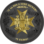 Gilded silver coin 5 euro Malta 2024 - Golden Eagle<br> - Image 2