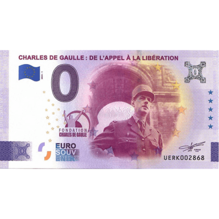 0 euro France 2024 - Charles De Gaulle