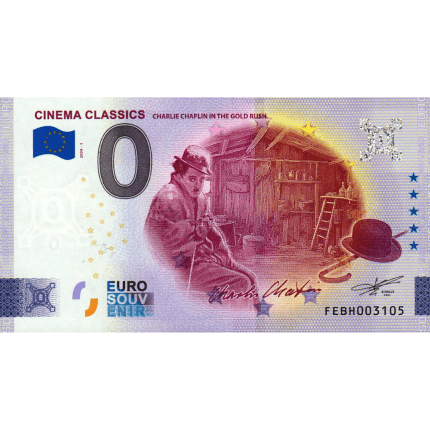 0 euro Malta 2024 - Charlie Chaplin