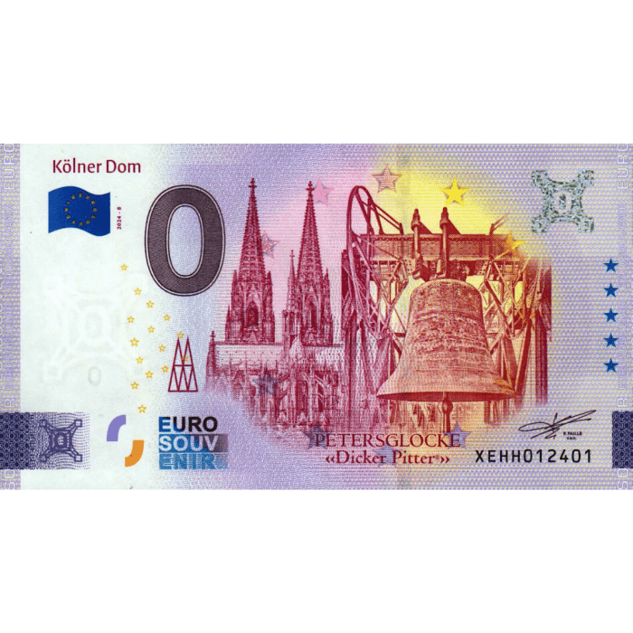 0 euro Germania 2024 - Cattedrale di Colonia - immagine 1