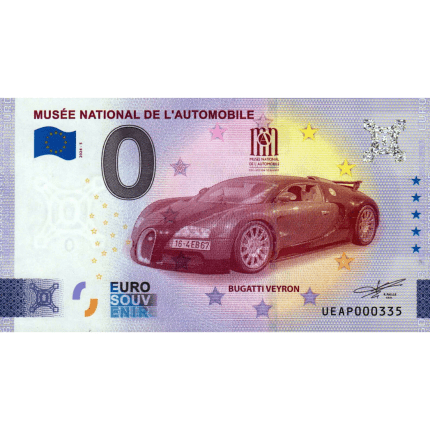 0 euro France 2024 - Automobile Museum : Bugatti