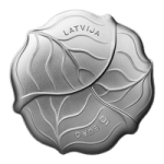 Серебряная монета 5 евро Латвия 2024 — Капуста