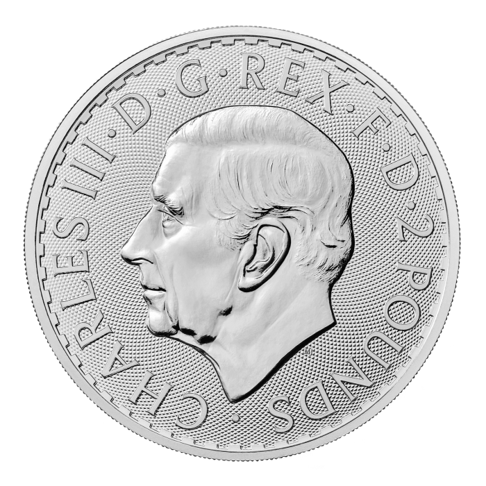 ukbsb231ckc-obverse1 Moneta d'argento da 2 sterline UK 2025 - Britannia - immagine 2