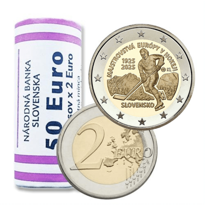 225slovakiahockeyroll Roll 2 euro Slovakkia 2025 - Euroopa meistrivõistlused jäähokis - Image 1