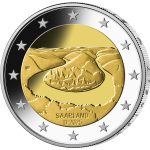 2 euroa Saksa 2025 - Saarlandin osavaltio (satunnainen kirjain)