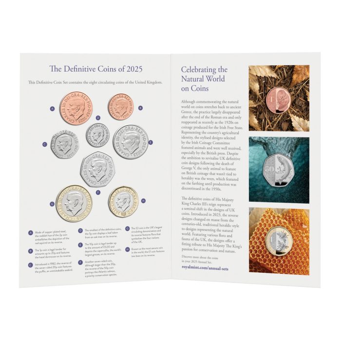 duw25---the-2025-united-kingdom-brilliant-uncirculated-definitive-coin-set-open--1500x1500-f3a2c67 Annual Coin Set UK 2025 BU - Image 18