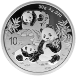 Moneta d'argento 2025 Cina - Panda cinese
