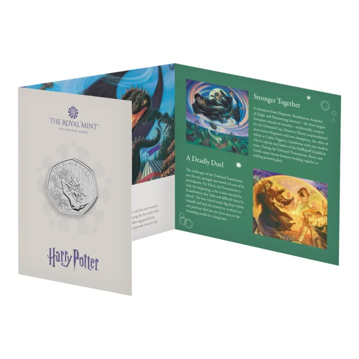 Great Britain 50 pence 2024 - Harry Potter: Black Lake BU - Image 2