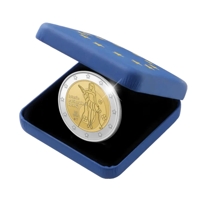 2 Euro Bélgica 2025 - Lotería Nacional Proof - Imagen 1