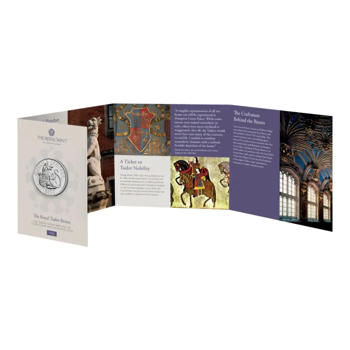 Coin 5 pounds Great Britain 2025 - Tudor Royal Beasts: Royal Panther - Image 4