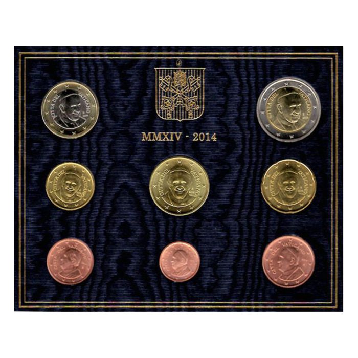 03a7fd29c27e8b376ebb607207fc50ba-2000x2000-maxq Euro coin set Vatican 2014 BU - Image 1