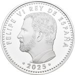 Moneda de plata coloreada €10 España 2025 - Equipo Olímpico España 2026 - Imagen 2