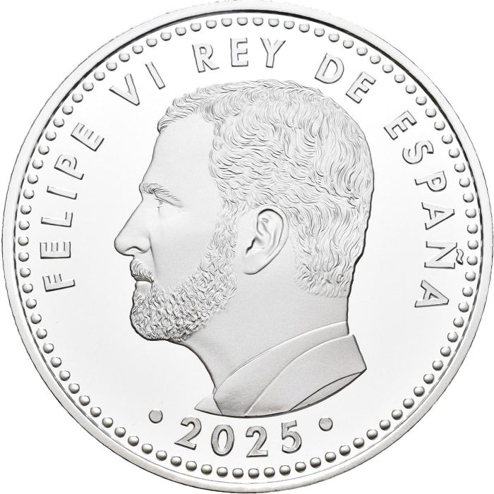 Moneda de plata coloreada €10 España 2025 - Equipo Olímpico España 2026 - Imagen 2